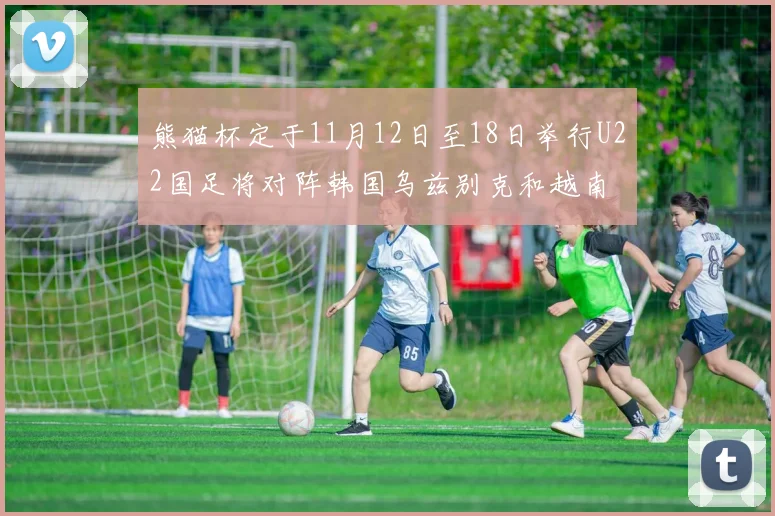 熊猫杯定于11月12日至18日举行U22国足将对阵韩国乌兹别克和越南