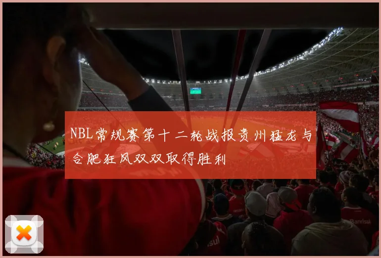 NBL常规赛第十二轮战报贵州猛龙与合肥狂风双双取得胜利