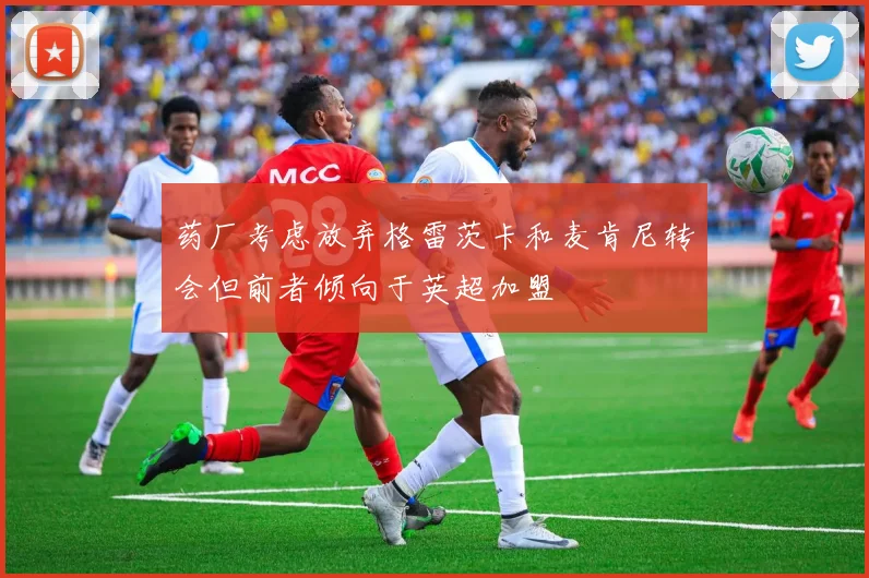 药厂考虑放弃格雷茨卡和麦肯尼转会但前者倾向于英超加盟