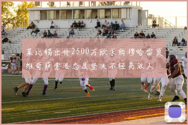 莱比锡出价2500万欧求购穆哈雷莫维奇萨索洛态度坚决不轻易放人